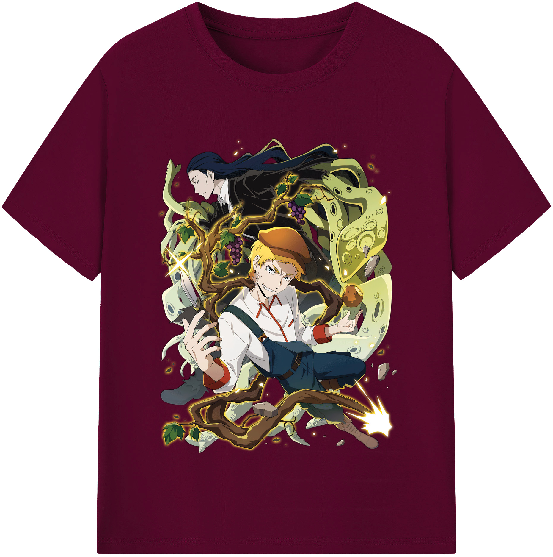 （画像用） 文豪ストレイドッグス Bungo Stray Dogs レディースカジュアルプリントTシャツ（綿100％）